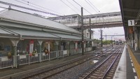 JR多度津駅（午前10時半ごろ）