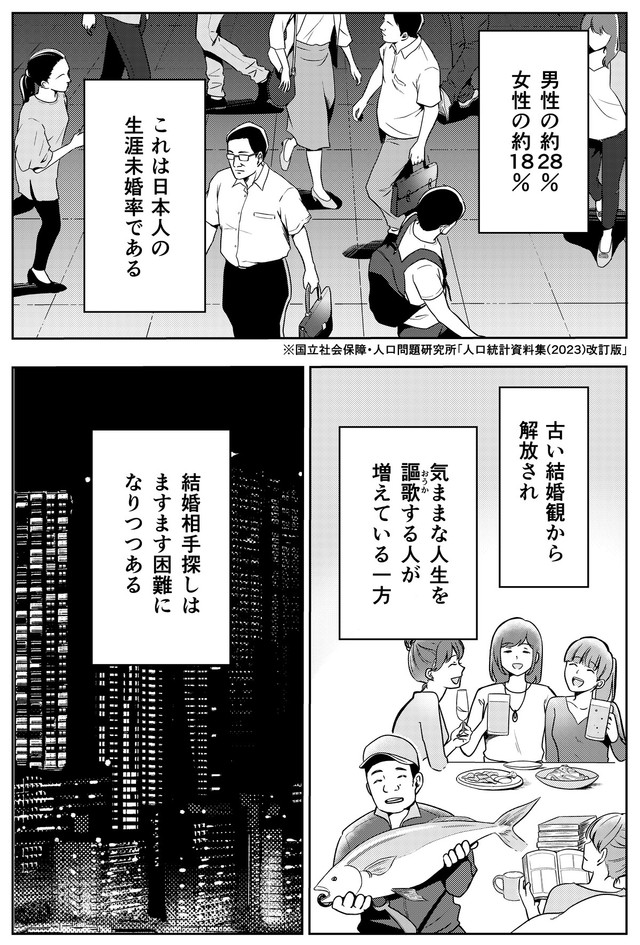 【漫画】『本当に結婚したいのですか？』3（井原タクヤさん提供）