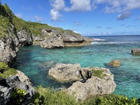 透明度が高いニウエの海