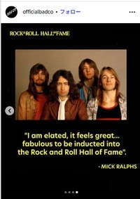 バッド・カンパニーのインスタグラム＠officialbadcoより