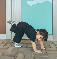 ワンちゃんの真似がとっても上手♡（提供：＠＠te_to_ra__さん）
