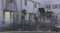 中学校敷地内の小屋と軽トラックが焼ける　けが人は無し　宮城・東松島市