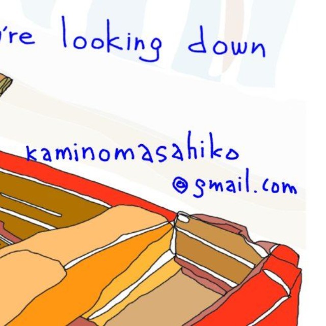 色を付けたらこんなに綺麗なイラストに（画像：かみのまさひこ）