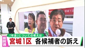 衆議院選挙　宮城１区　候補者の訴え