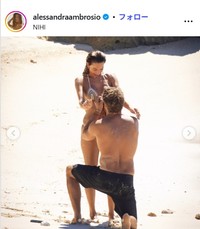 アレッサンドラ・アンブロジオのインスタグラム@alessandraambrosioより