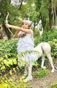 見事ケンタウロスに扮することができた娘さん／投稿主提供