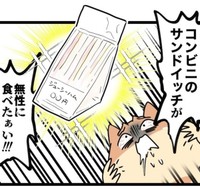 コンビニのサンドイッチがいいの！（パチ美さん提供）