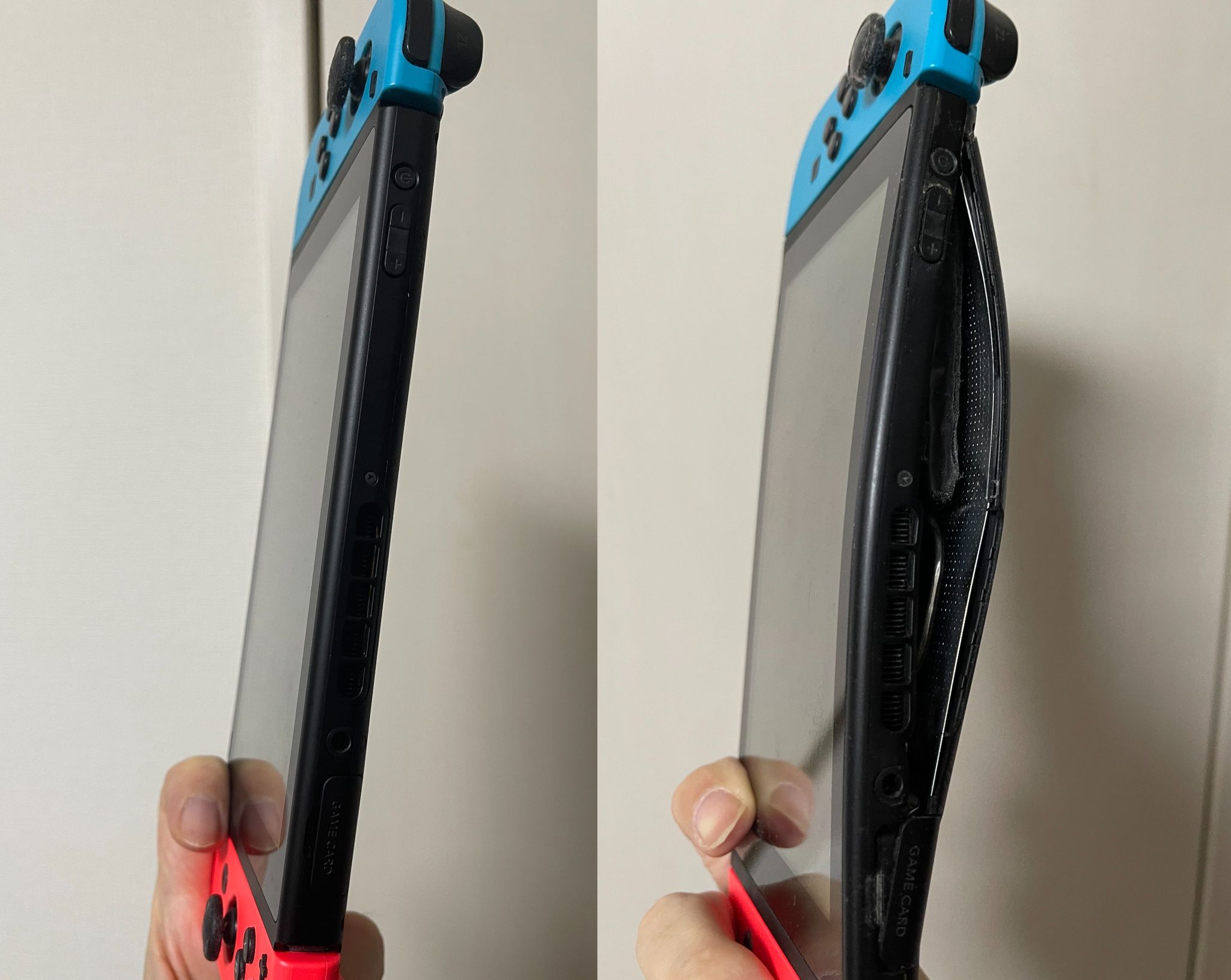 パンパンに膨張したNintendo Switchのバッテリーが話題 任天堂の神対応