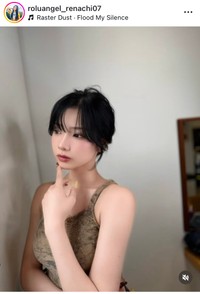 松山玲菜インスタグラム＠roluangel_renachi07より