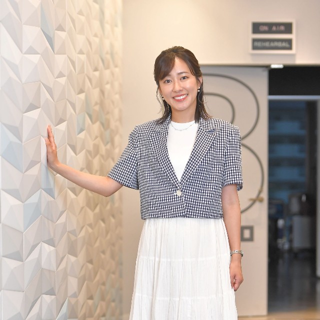前田春香アナウンサー（撮影・出月俊成）