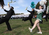 東農大の伝統応援「大根踊り」