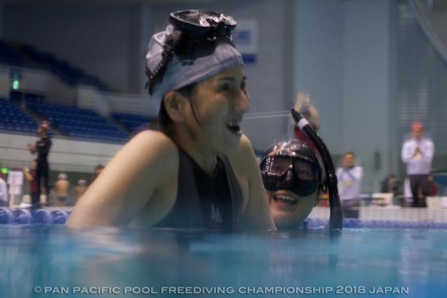 68歳のときフリーダイビングの国際大会で自己ベスト更新