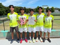 【中国高校テニス選手権】男子団体戦で関西高校が4連覇　女子は岡山学芸館が準優勝