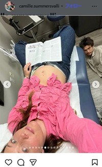 カミーユ・サマーズ＝ヴァリのインスタグラム＠camille.summersvalliより