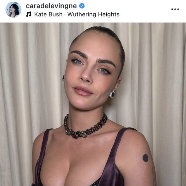 カーラ・デルヴィーニュのインスタグラム＠caradelevingneより
