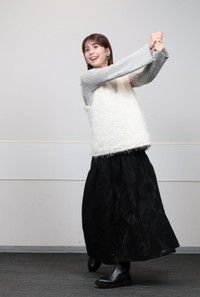 大仁田美咲アナウンサー（撮影・中田匡峻）