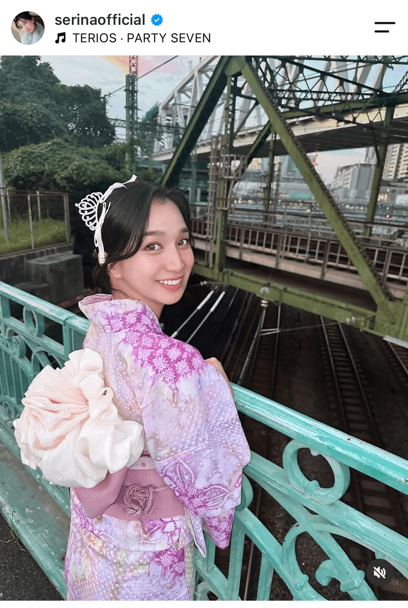 芹那(@serinaofficial)さんのインスタグラムより