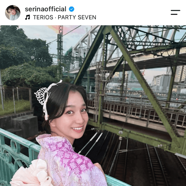 芹那(@serinaofficial)さんのインスタグラムより