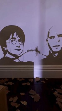 ハリーとヴォルデモートが魔法で戦ってるみたい！ ※黒主さんのX動画より抜粋