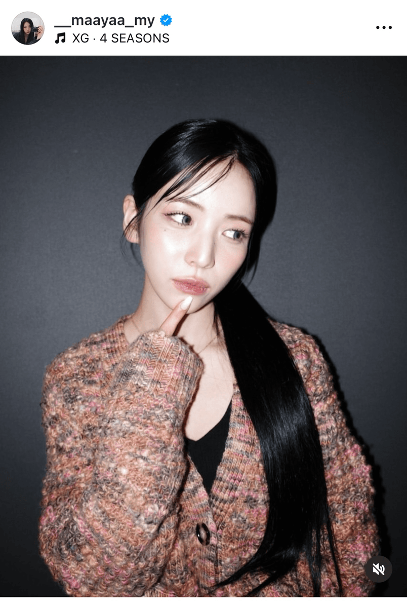 MAYA  NiziU (@__maayaa_my)さんのインスタグラムより