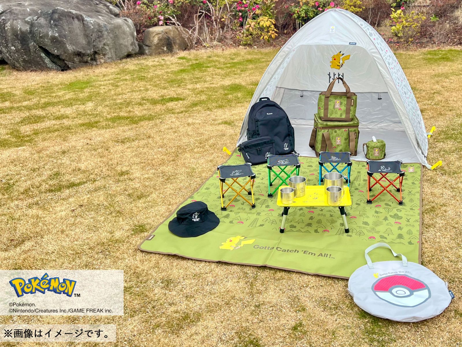 5月頃再販決定】ロゴス“ポケモン30周年を記念したアウトドアグッズ
