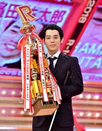 「R-1ぐらんぷり2018」を制した濱田祐太郎＝2018年3月撮影