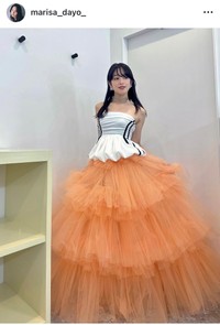安川摩吏紗インスタグラム＠marisa_dayo_より