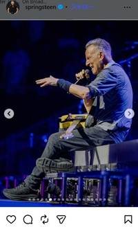 ブルース・スプリングスティーンのインスタグラム＠springsteenより