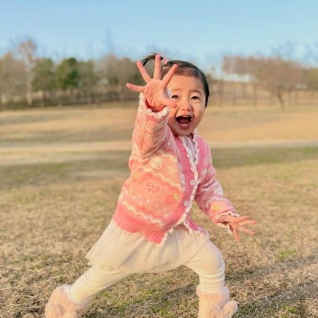 元気いっぱい！最高の笑顔♡（提供：＠11.moon.yさん）