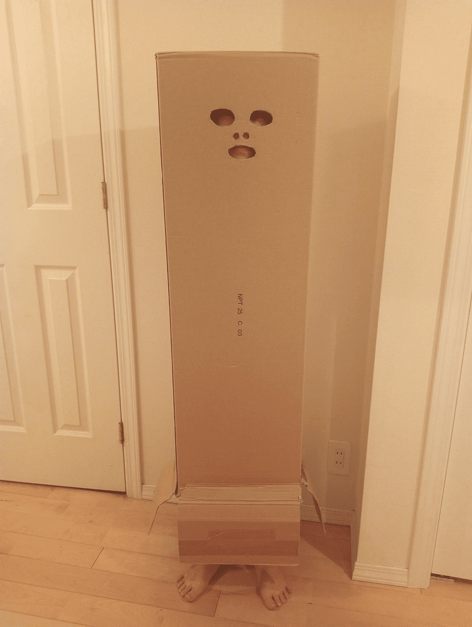 自作キャラクター「はなやん」（提供：カニ軍艦太郎さん）