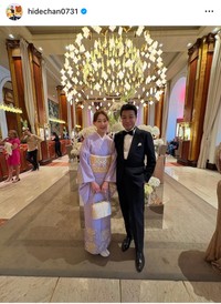 中山秀征（@hidechan0731）さんのインスタグラムより