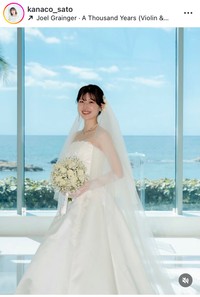 佐藤奏子インスタグラム＠kanaco_satoより