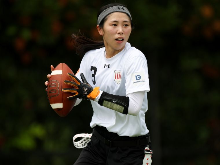 フラッグフットボール - フラッグフットボール日本代表QB・山本深由奈