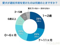 「愛犬の避妊手術」に関するアンケート