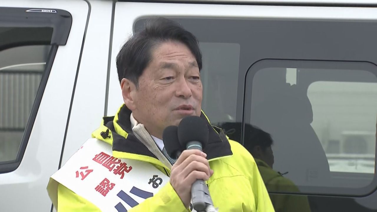 【衆院選・宮城５区】 立候補者第一声　小野寺五典候補（６５）自民・前