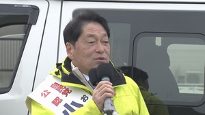 【衆院選・宮城５区】 立候補者第一声　小野寺五典候補（６５）自民・前