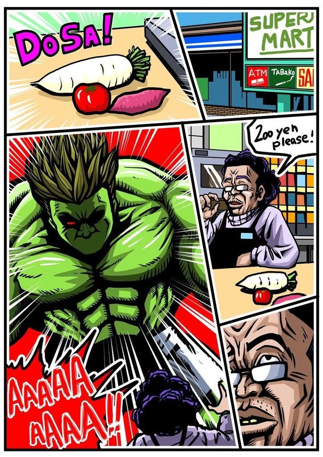 ジャイアント・グリーン・ゴブリンを主人公に各話２ページで漫画を連載(C)2022 CharEco