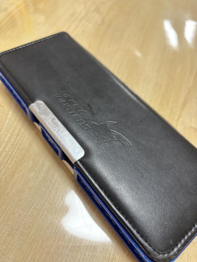 6年間使い続けた筆箱。多少の傷は見られるものの、破れもなくつややか（chocoさんThreadsより）