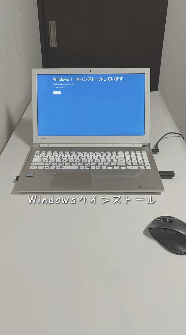 修復後はWindowsをインストール／投稿主さん提供