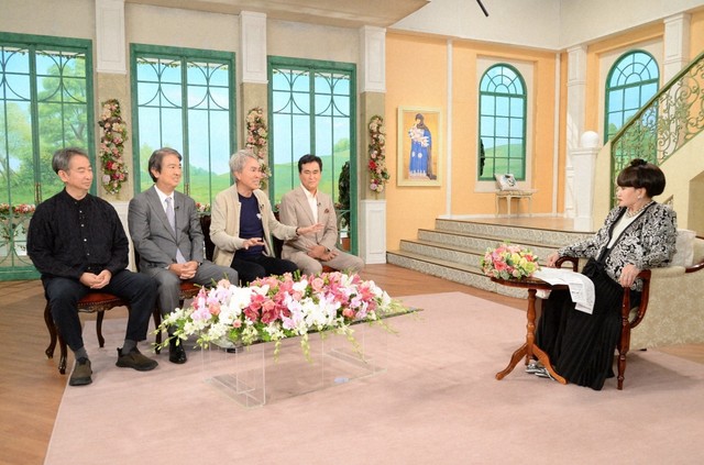 17日放送の「徹子の部屋」に出演する石原家の４兄弟、長男・伸晃さん、次男・良純さん、三男・宏高さん、四男・延啓さん＝テレビ朝日提供