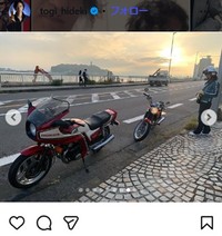 ホンダCB750F＝東儀秀樹のインスタグラム＠togi_hidekiより