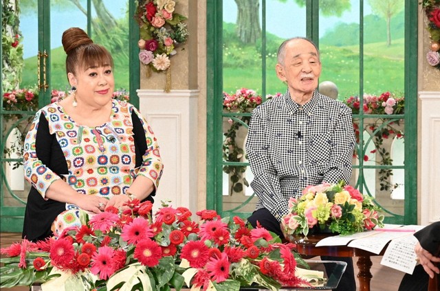 15日放送の「徹子の部屋」に出演する森公美子（左）と神津善行氏＝テレビ朝日提供