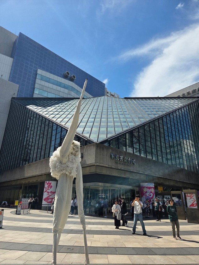 池袋で目撃されたせせらぎさん（せせらぎさん提供）