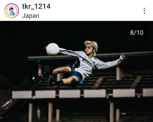 野田武瑠(@tkr_1214)さんのインスタグラムより