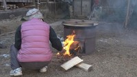 今年の作柄を占う「粥管祭り」　岡山・吉備中央町