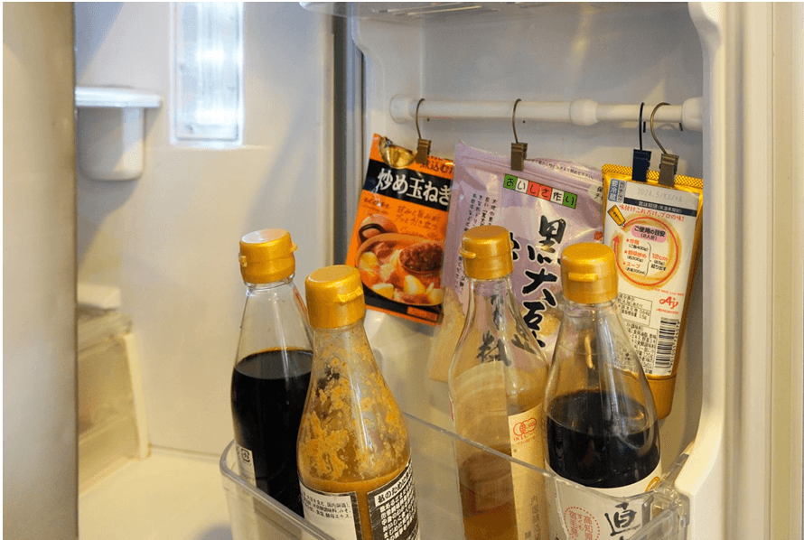 冷蔵庫にもつっぱり棒