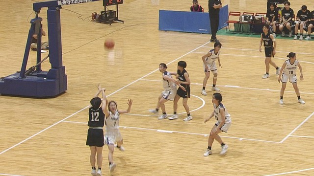 香川県高校総体　バスケットボール　女子決勝　高松南vs高松中央　13日