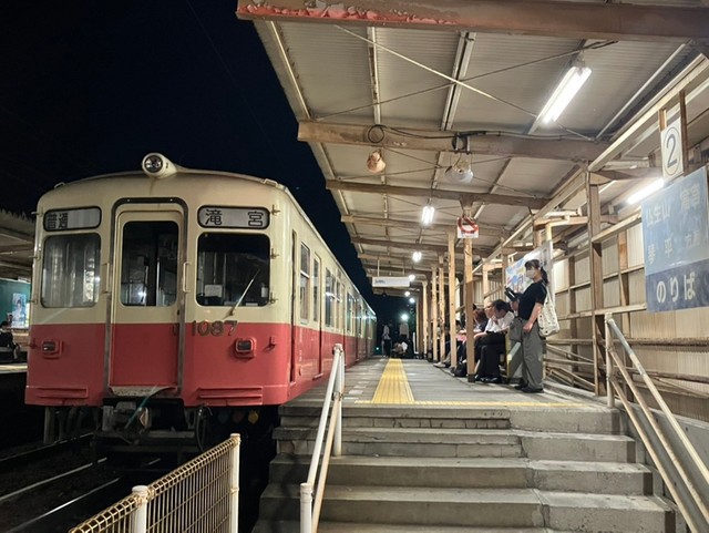 ことでん三条駅で故障した車両　14日午後7時半ごろ