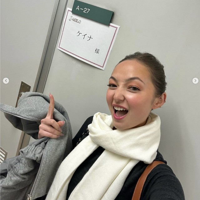 NHKワールドジャパンの音楽番組「J-MELO」のMCに就任したケイナさん（本人のインスタグラムから）