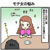 【漫画】『モテ女の悩み』1（あやこさん提供）